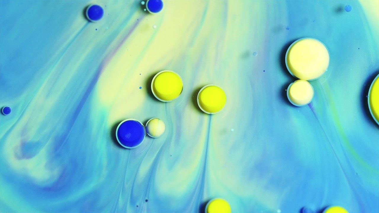 The Empire of C – Experimental Video by Thomas Blanchard Using Colorful Liquids.