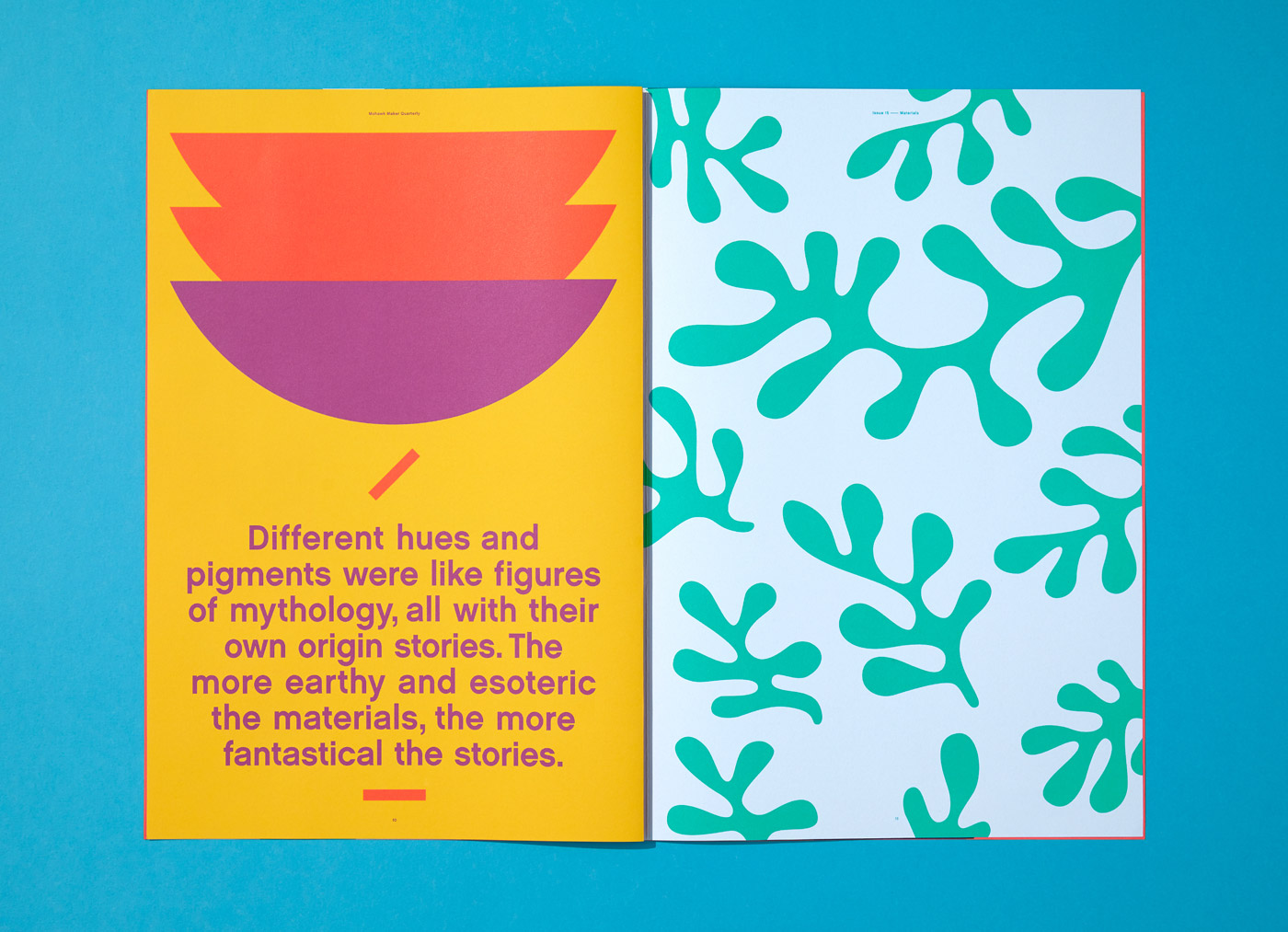 Mohawk Maker Quarterly 15: Materials