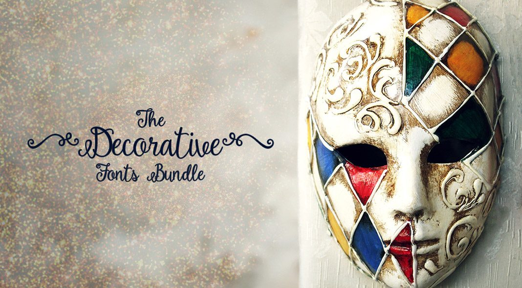 Decorative fonts bundle for the holiday season Decorative fonts bundle for the holiday season