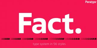 Fact Font Family by ParaType Fact font family by ParaType