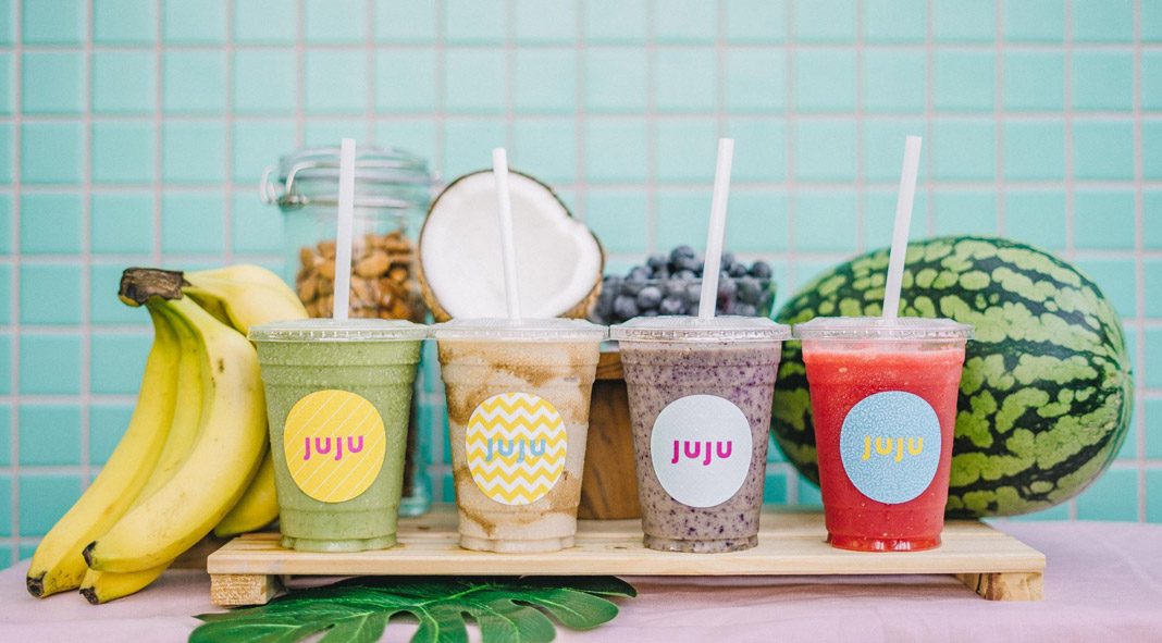 Food and beverage branding by Fable for JUJU.