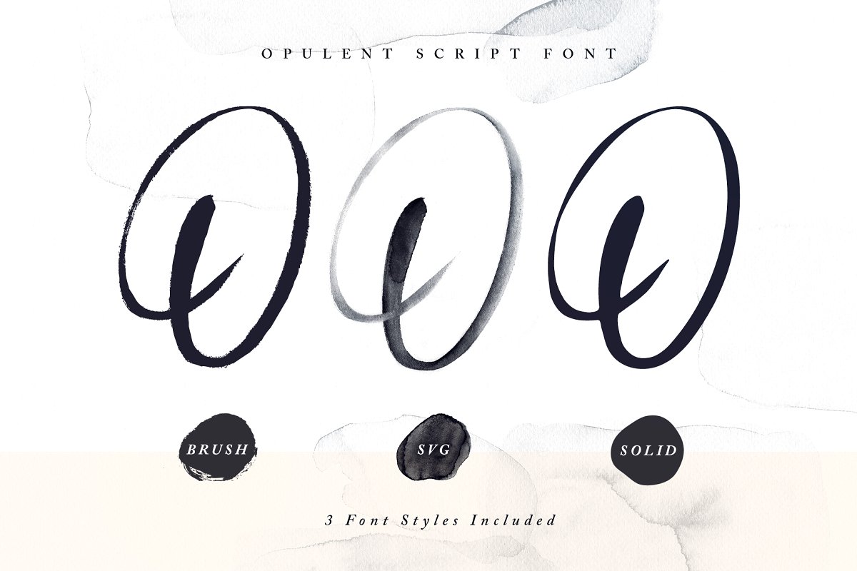 Opulent font + SVG style by Sam Parrett.