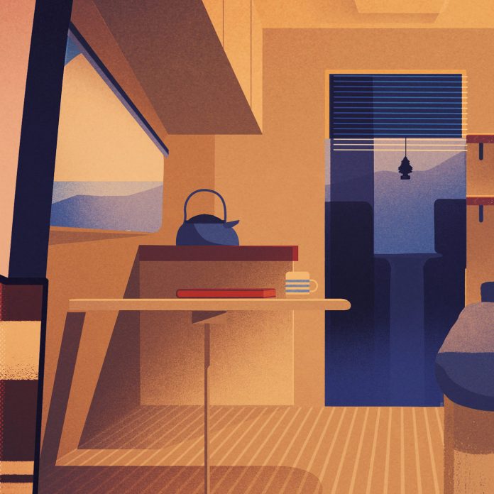 Transport and travel illustrations from 2018 by Charlie Davis