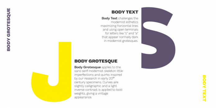 Body font family from Zetafonts