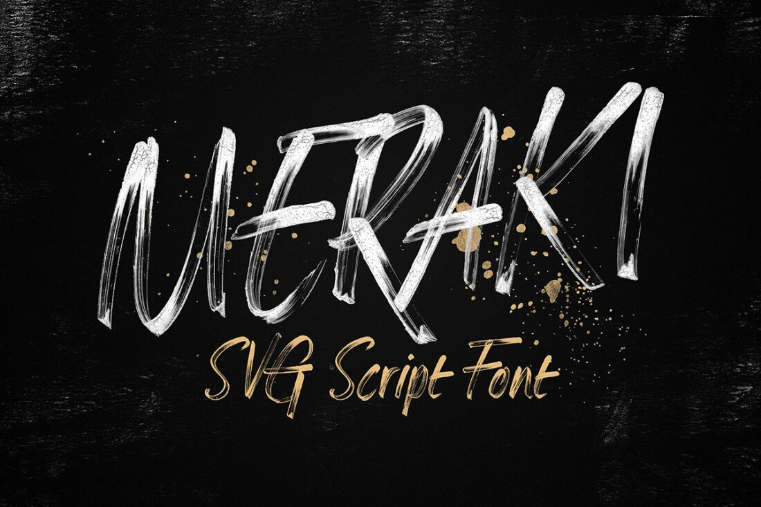 Meraki SVG font Meraki SVG font