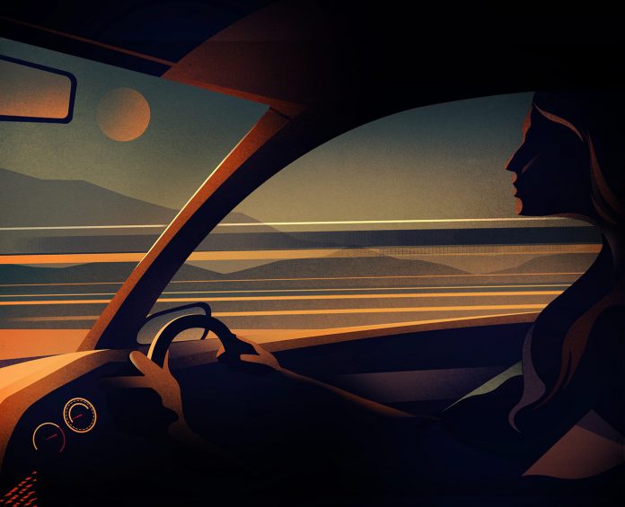 Transport and travel illustrations from 2018 by Charlie Davis