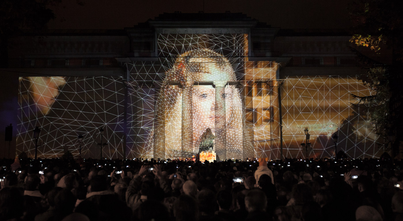 Meninas - Prado Museum's Bicentenary - 3D Projection Mapping by Onionlab