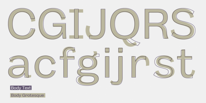 Body font family from Zetafonts