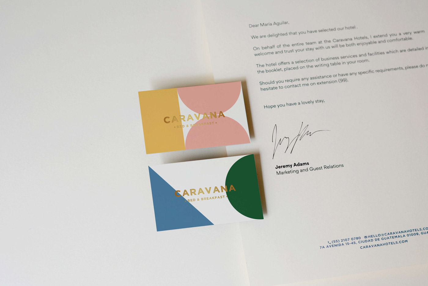 CARAVANA Bed & Breakfast branding by Panel Studio CARAVANA Bed & Breakfast branding by Panel Studio