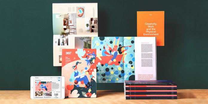 Steelcase 360 Magazine - redesign by Hybrid Design