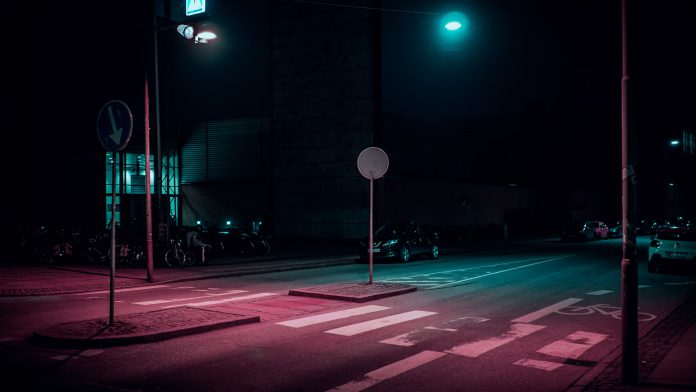 After Dark—urban and industrial photographs taken by John Drossos.