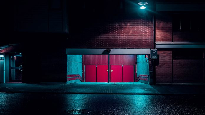 After Dark—urban and industrial photographs taken by John Drossos.