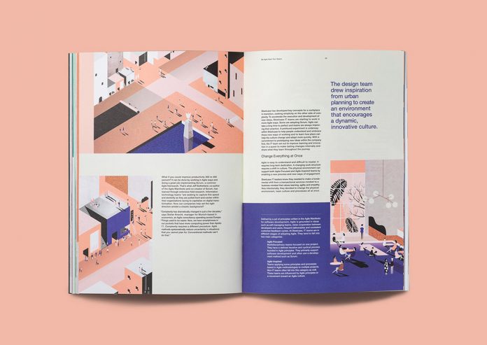 Steelcase 360 Magazine - redesign by Hybrid Design