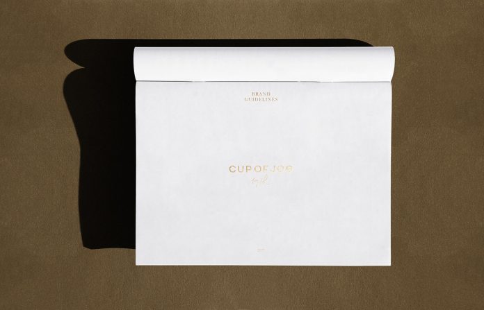 Cup of Joe - minimalist coffee shop identity by Alexandre Pietra