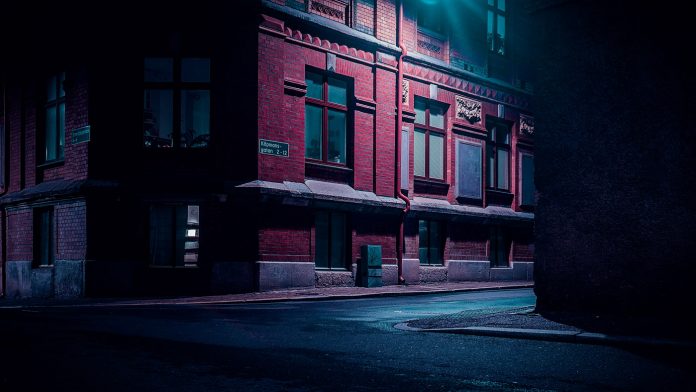 After Dark—urban and industrial photographs taken by John Drossos.