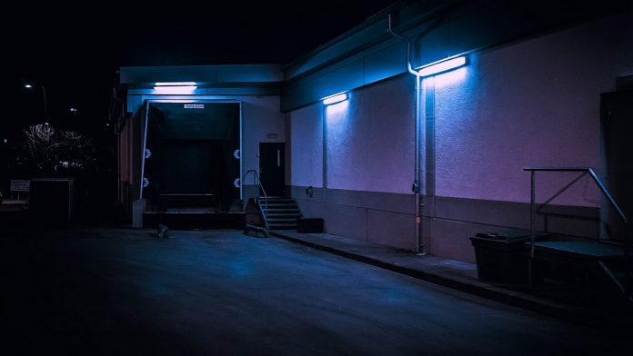 After Dark—urban and industrial photographs taken by John Drossos.