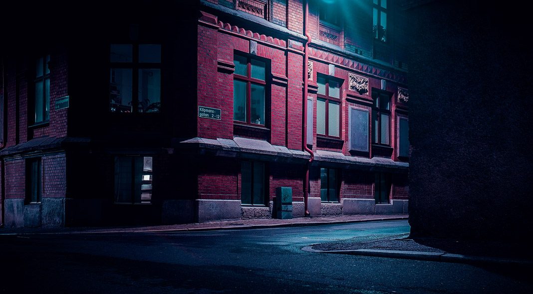 After Dark—urban and industrial photographs taken by John Drossos.