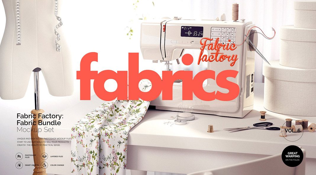 Fabric Factory Mockup Bundle