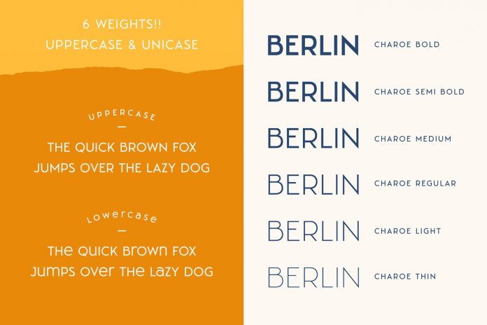 Charoe typeface plus extras by Tobias Saul