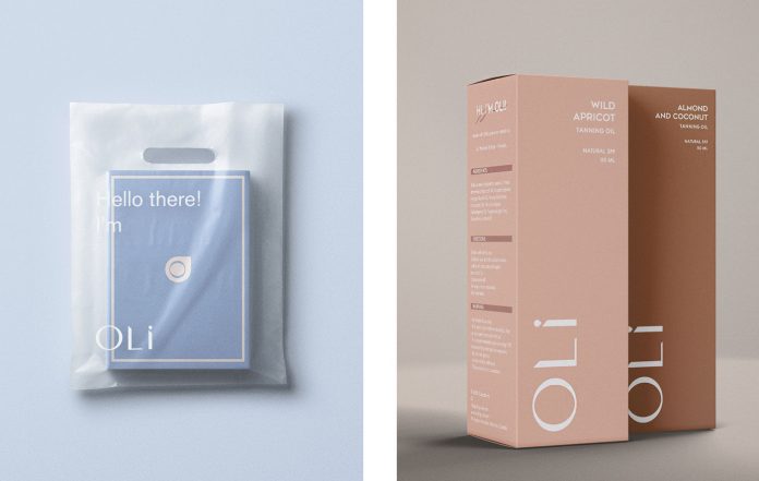 OLI branding and package design by Anastasia Dunaeva