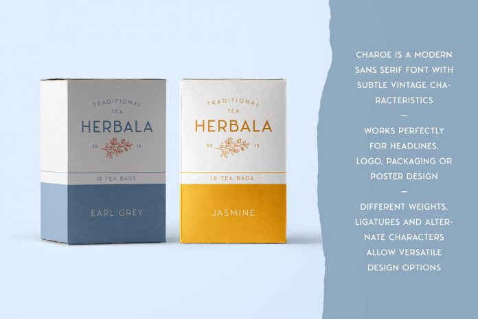 Charoe typeface plus extras by Tobias Saul