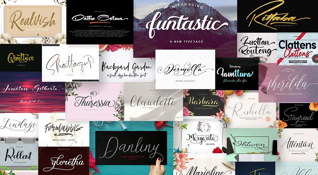 Best Script Fonts from Pixelo Best Script Fonts from Pixelo