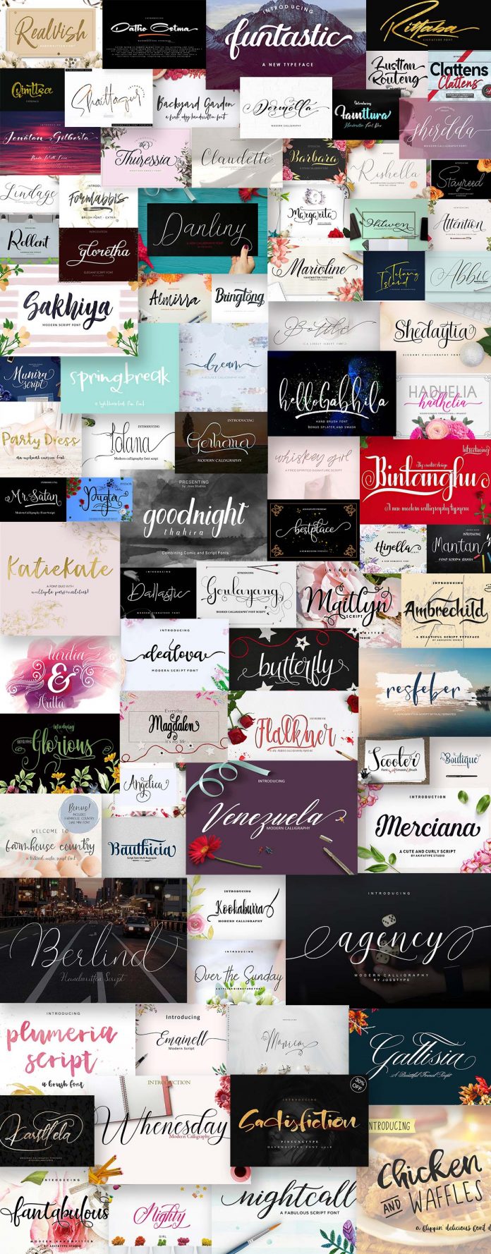 Best script fonts on sale.