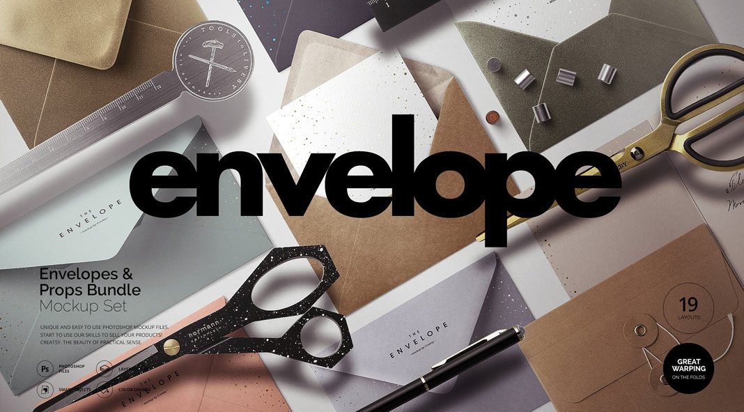Envelopes mockups from Creatsy 5