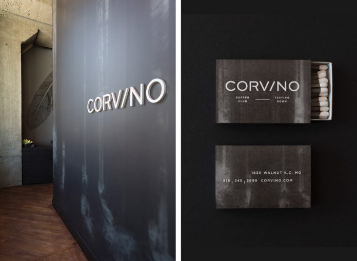 Graphic design and branding by Design Ranch for Corvino Supper Club