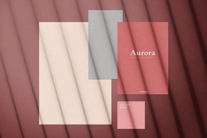 Aurora - mockup kit scene creator from studio Cavisual.