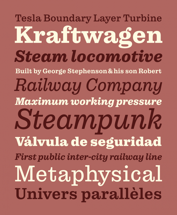 Pulpo font family from Floodfonts