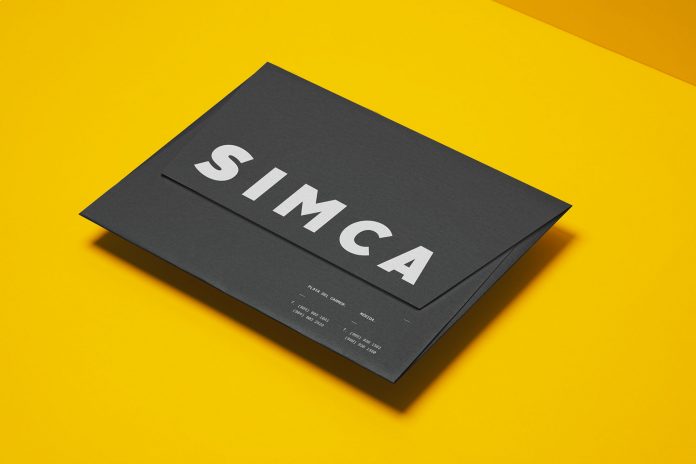 SIMCA branding by studio Futura.