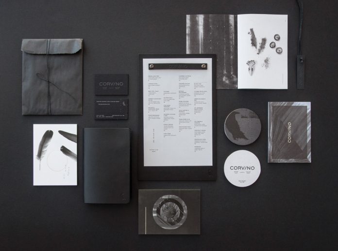 Graphic design and branding by Design Ranch for Corvino Supper Club