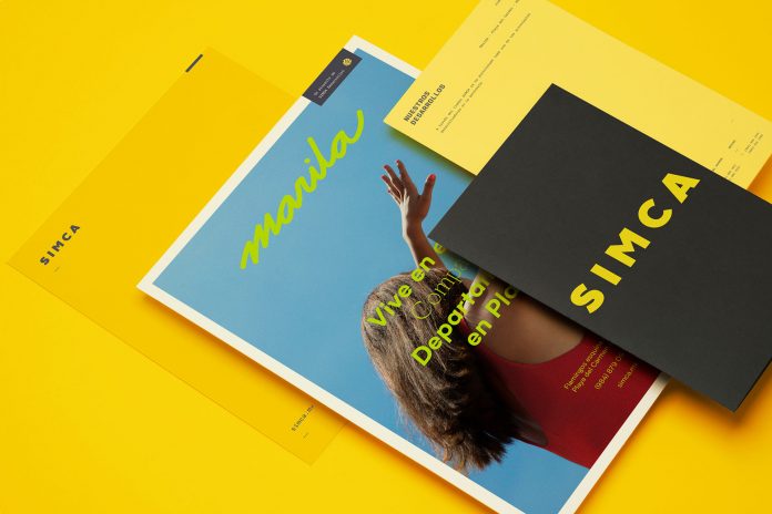 SIMCA branding by studio Futura.