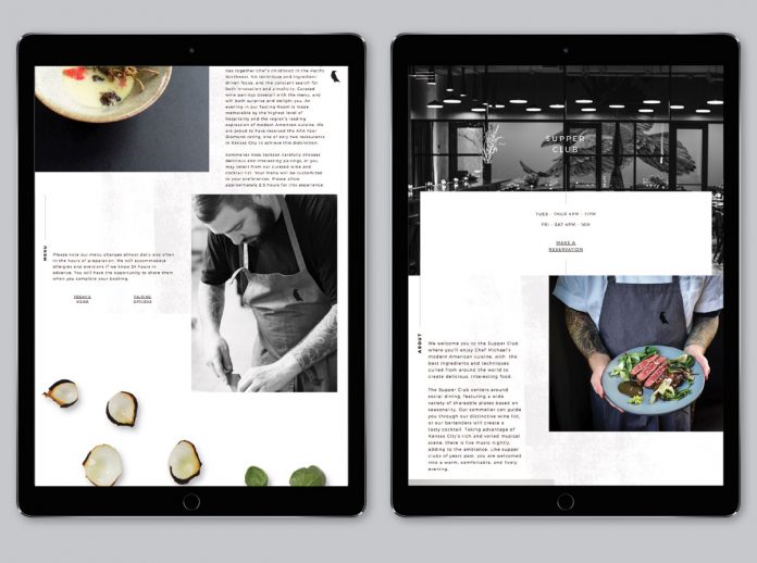 Graphic design and branding by Design Ranch for Corvino Supper Club