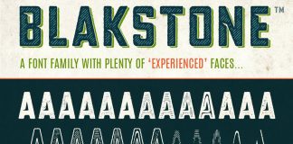 Blakstone font family, 25 distressed, vintage display fonts