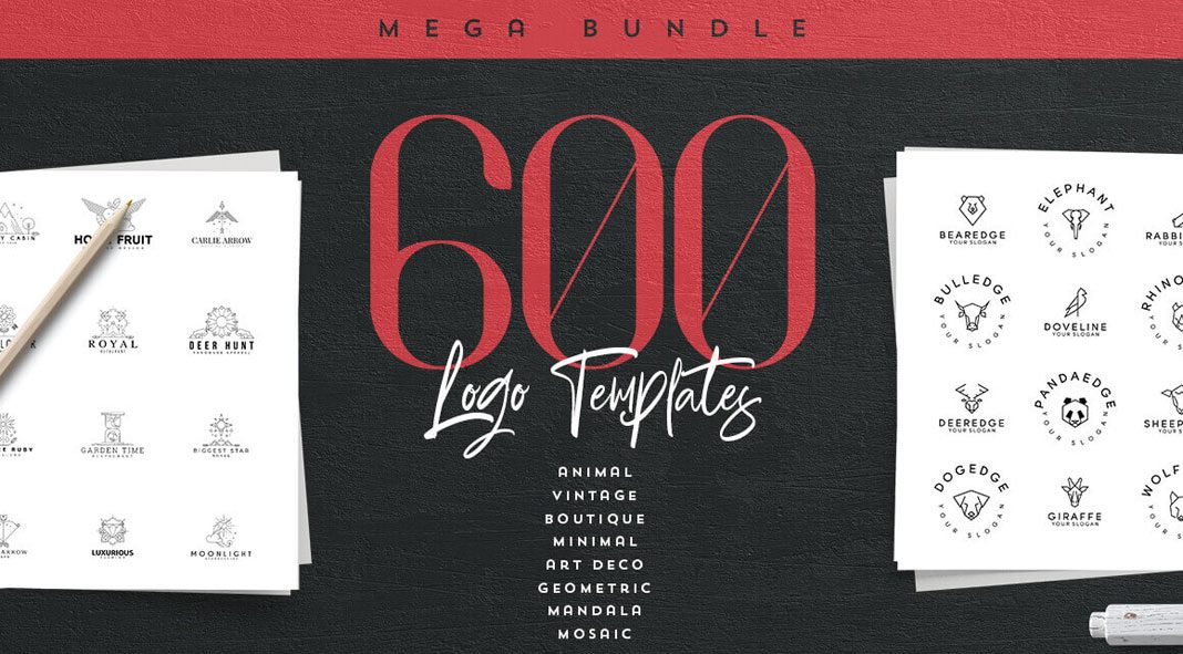 Download 600 logo templates for Adobe Illustrator and Photoshop Download 600 logo templates for Adobe Illustrator and Photoshop