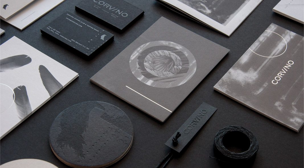 Graphic design and branding by Design Ranch for Corvino Supper Club
