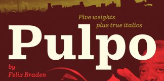 Pulpo font family from Floodfonts