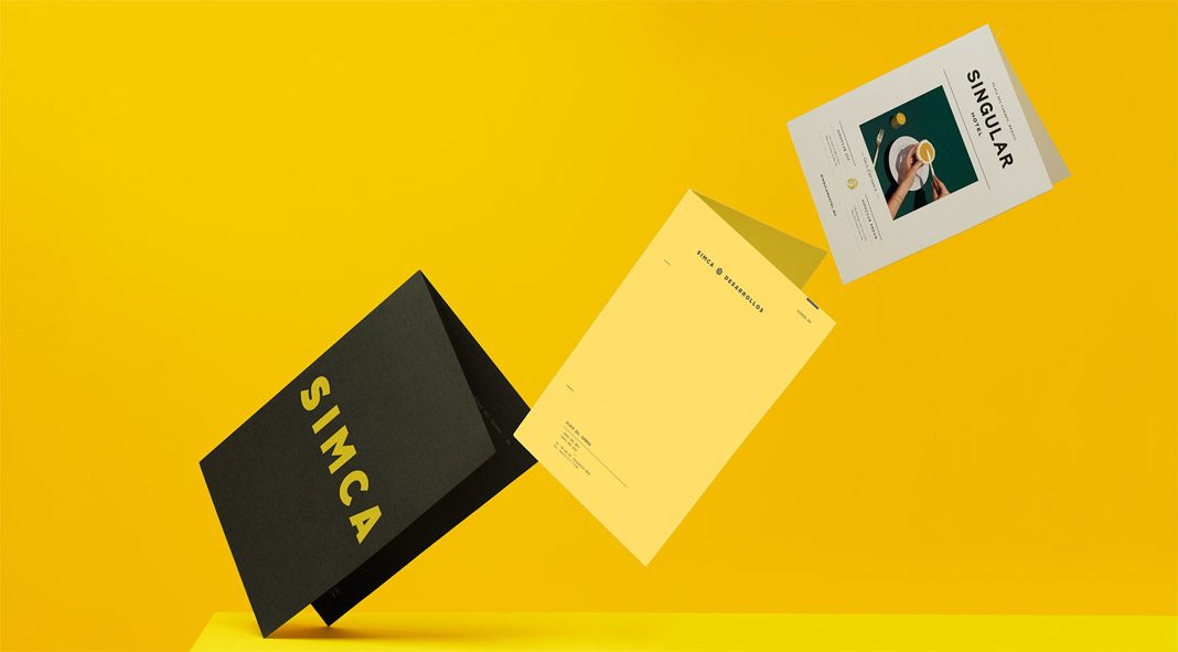 SIMCA branding by studio Futura.