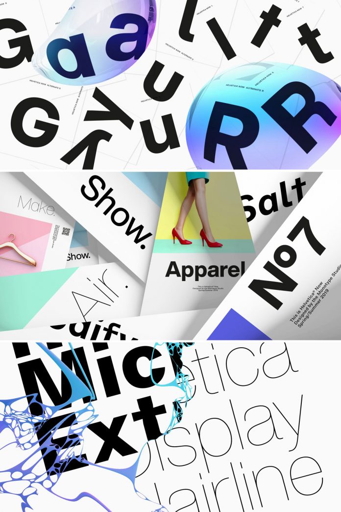 Helvetica Now from Monotype