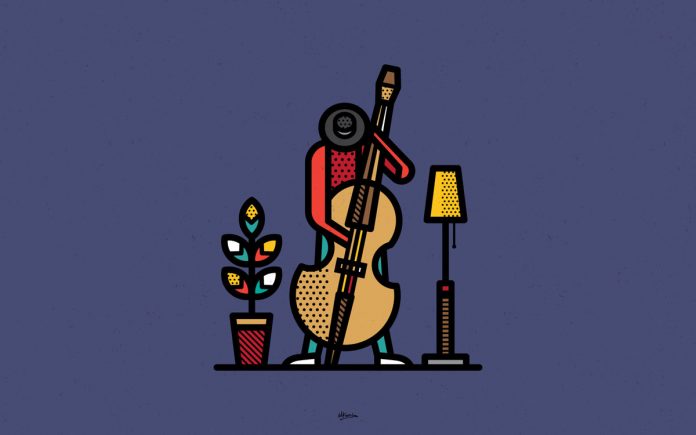 The human form reduced to geometric simplicity by Mike Karolos