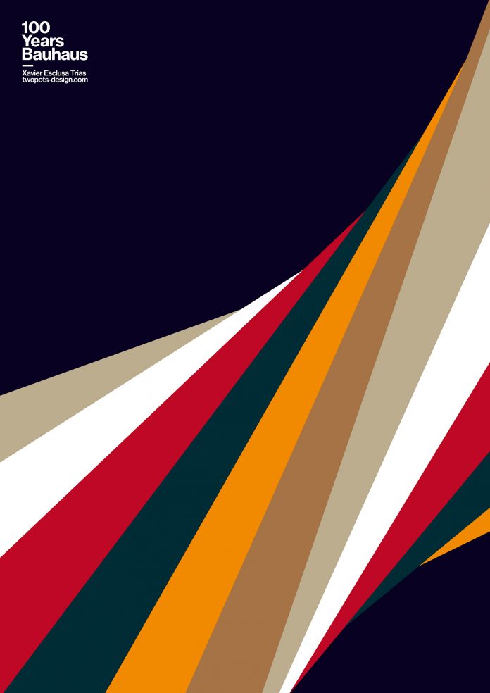 Bauhaus tribute posters by Xavier Esclusa Trias.