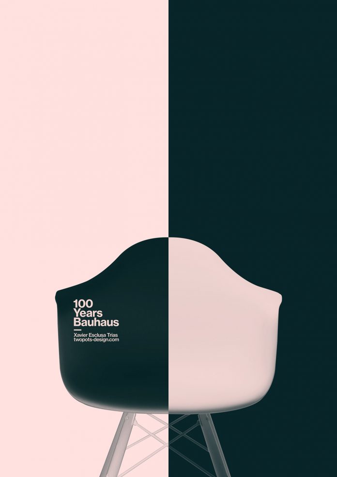 Bauhaus tribute posters by Xavier Esclusa Trias.