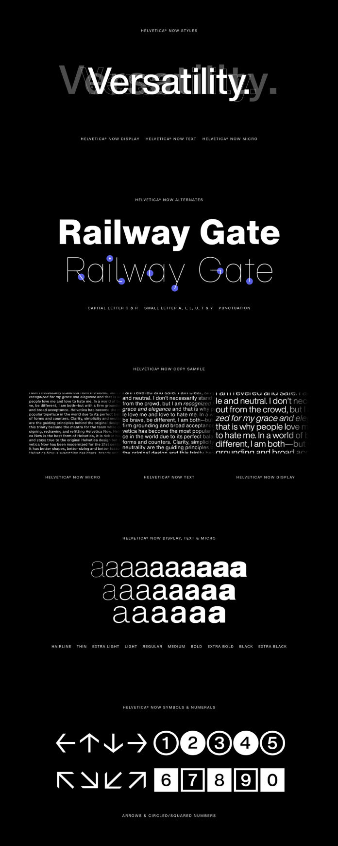 Helvetica Now from Monotype