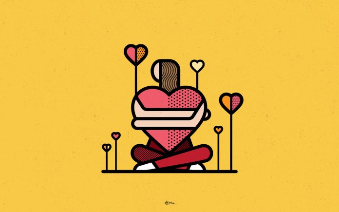 The human form reduced to geometric simplicity by Mike Karolos
