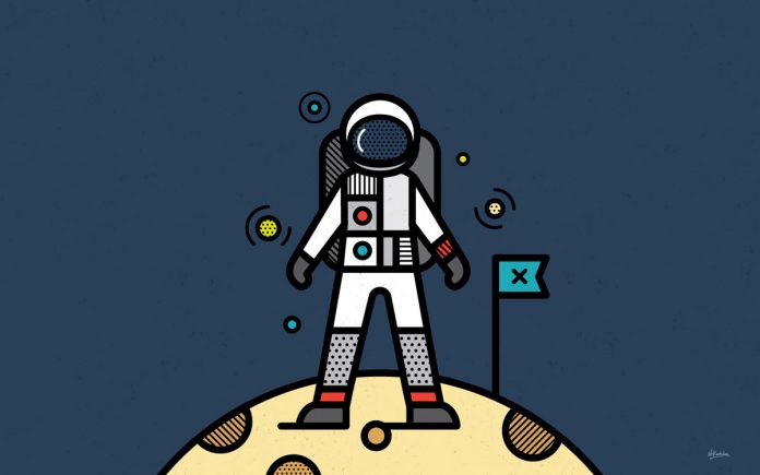 The human form reduced to geometric simplicity by Mike Karolos