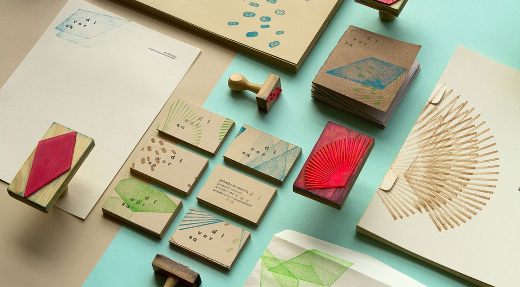 Handmade branding by Carlos Bauer for Diversa