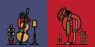 The human form reduced to geometric simplicity by Mike Karolos