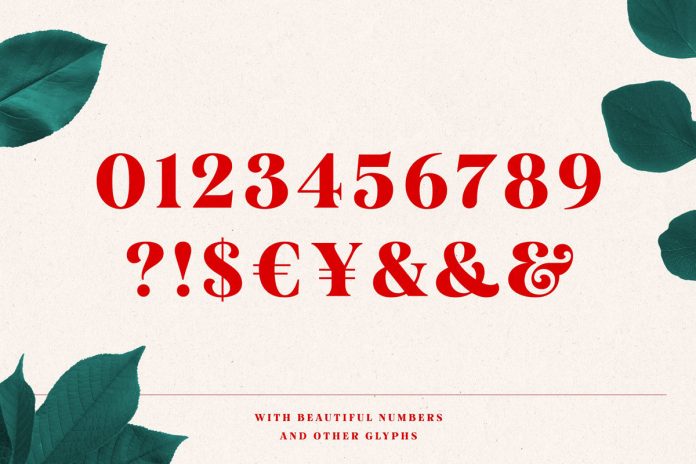 Mogan includes beautiful numbers and other glyphs.